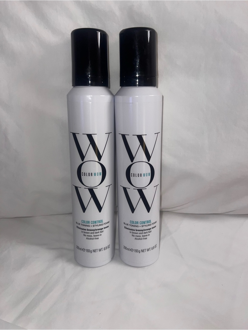 ✨New✨ COLOR WOW Color Control Blue Toning + Styling Foam - Bundle of 2
